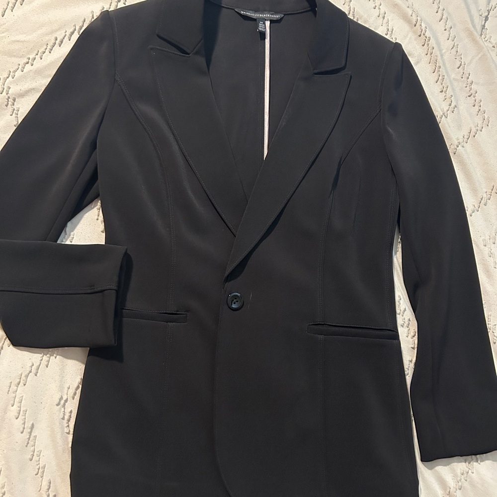 WHBM Black Blazer Size 10